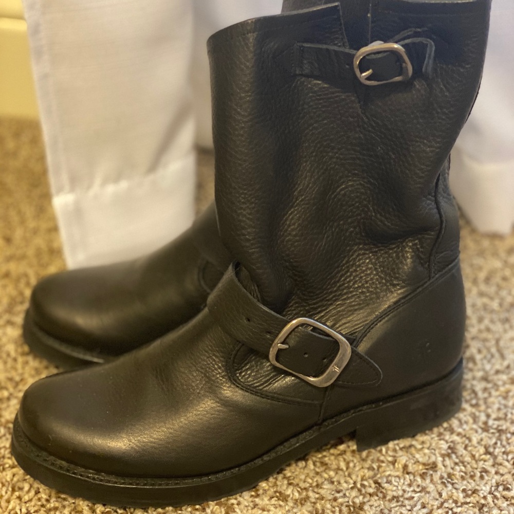 Black Veronica Frye Boots